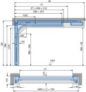 Brama garażowa segmentowa Renomatic/Hormann z napędem ProLift500-2 i szyną FS30 - przetłoczenia M Decocolor. Wymiar 2500x2250mm.