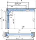 Brama garażowa segmentowa Renomatic/Hormann z napędem Supramatic E i szyną FS10-K - przetłoczenia M Woodgrain. Wymiar 5000x2125m