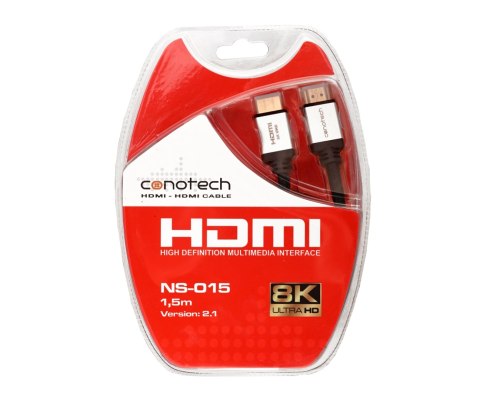 KABEL HDMI NS-015/8K 1.5 m CONOTECH KABEL HDMI NS-015/8K 1.5 m CONOTECH