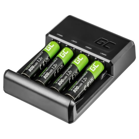 ŁADOWARKA VITAL-CHARGER+4X-AAA-800-GC Green Cell ŁADOWARKA VITAL-CHARGER+4X-AAA-800-GC Green Cell
