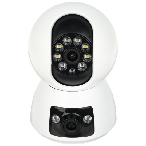 PODWÓJNA KAMERA IP OBROTOWA WEWNĘTRZNA APTI-W21A1-TUYA Tuya Smart Wi-Fi, - 1080p 2 X 3.6 mm PODWÓJNA KAMERA IP OBROTOWA WEWNĘTRZNA APTI-W21A1-TUYA Tuya Smart Wi-Fi, - 1080p 2 X 3.6 mm