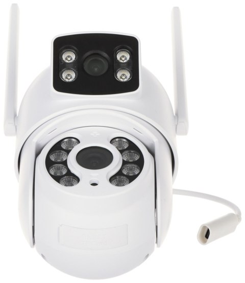 PODWÓJNA KAMERA IP OBROTOWA ZEWNĘTRZNA APTI-W21SD3-TUYA Tuya Smart Wi-Fi, - 1080p : 3.6 mm PODWÓJNA KAMERA IP OBROTOWA ZEWNĘTRZNA APTI-W21SD3-TUYA Tuya Smart Wi-Fi, - 1080p : 3.6 mm
