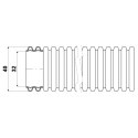 RURA KARBOWANA KF-09040/25M arot 25 m Ø 40 mm KOPOS