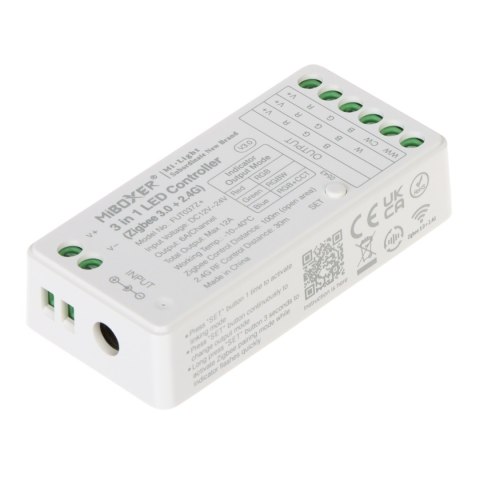 STEROWNIK OŚWIETLENIA LED FUT037Z+ ZigBee, 2.4 GHz 12 ... 24 V DC MiBOXER / Mi-Light STEROWNIK OŚWIETLENIA LED FUT037Z+ ZigBee, 2.4 GHz 12 ... 24 V DC MiBOXER / Mi-Light