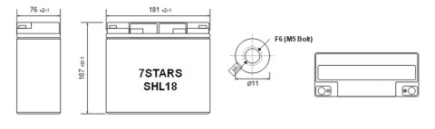 AKUMULATOR 12V/18AH-7STARS AKUMULATOR 12V/18AH-7STARS