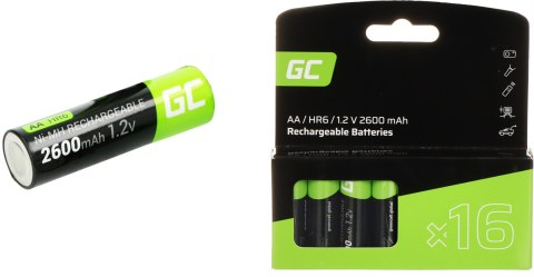 AKUMULATOR AKU-AA-2600/GC*P16 1.2 V Ni-MH HR6, AA Green Cell AKUMULATOR AKU-AA-2600/GC*P16 1.2 V Ni-MH HR6, AA Green Cell