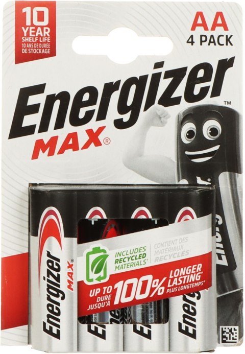 BATERIA ALKALICZNA BAT-AA/E-MAX*P4 1.5 V LR6 (AA) ENERGIZER BATERIA ALKALICZNA BAT-AA/E-MAX*P4 1.5 V LR6 (AA) ENERGIZER