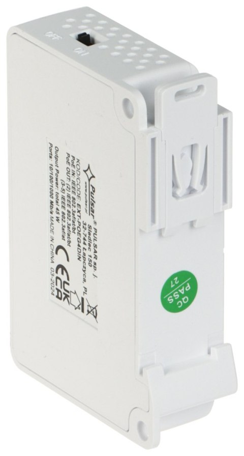 EXTENDER ETHERNET+PoE EXT-POEG4DIN PULSAR EXTENDER ETHERNET+PoE EXT-POEG4DIN PULSAR