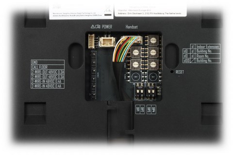 PANEL WEWNĘTRZNY DS-KH7300EY-WTHE2 Hikvision PANEL WEWNĘTRZNY DS-KH7300EY-WTHE2 Hikvision