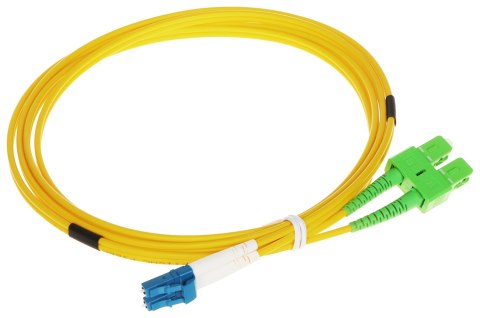 PATCHCORD JEDNOMODOWY PC-2SC-APC/2LC 2 m ULTIMODE PATCHCORD JEDNOMODOWY PC-2SC-APC/2LC 2 m ULTIMODE