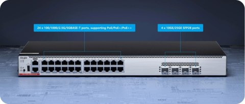 SWITCH POE RG-CS86-24MG4VS-UP 24-PORTOWY SFP+ RUIJIE SWITCH POE RG-CS86-24MG4VS-UP 24-PORTOWY SFP+ RUIJIE