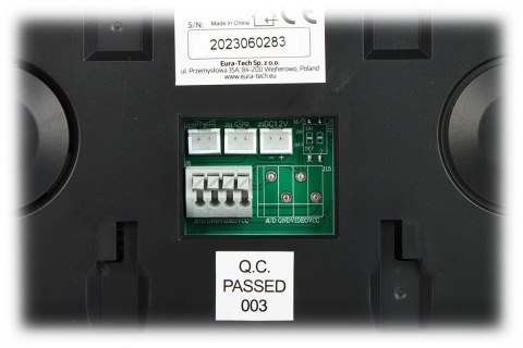 ZESTAW WIDEODOMOFONOWY VDP-76A3 EURA ZESTAW WIDEODOMOFONOWY VDP-76A3 EURA