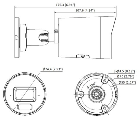 KAMERA IP DS-2CD2043G2-LI(2.8MM) AcuSense Smart Hybrid Light - 4 Mpx Hikvision KAMERA IP DS-2CD2043G2-LI(2.8MM) AcuSense Smart Hybrid Light - 4 Mpx Hikvision