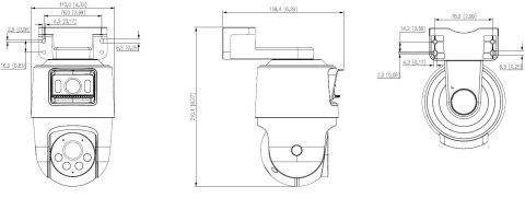 KAMERA PT IP OBROTOWA ZEWNĘTRZNA SDT2A200-2F-NB-A-PV WizSense Smart Dual Light - 1080p 4 mm DAHUA KAMERA PT IP OBROTOWA ZEWNĘTRZNA SDT2A200-2F-NB-A-PV WizSense Smart Dual Light - 1080p 4 mm DAHUA