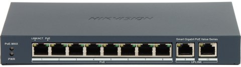 SWITCH POE DS-3E1510P-EI/M 8-PORTOWY Hikvision SWITCH POE DS-3E1510P-EI/M 8-PORTOWY Hikvision