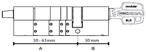WKŁADKA MODUŁOWA ZAMKA GERDA-SLR/306130/B Tedee GERDA WKŁADKA MODUŁOWA ZAMKA GERDA-SLR/306130/B Tedee GERDA