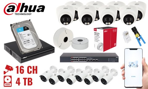 ZESTAW DO MONITORINGU DAHUA-NVR16-16IPCTB 16 KAMER + REJESTRATOR DAHUA ZESTAW DO MONITORINGU DAHUA-NVR16-16IPCTB 16 KAMER + REJESTRATOR DAHUA