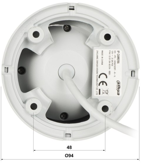 KAMERA IP IPC-HDW1639T-A-IL-0280B-S6 Smart Dual Light - 6 Mpx 2.8 mm DAHUA KAMERA IP IPC-HDW1639T-A-IL-0280B-S6 Smart Dual Light - 6 Mpx 2.8 mm DAHUA