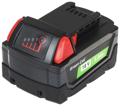 AKUMULATOR DO ELEKTRONARZĘDZI PTML18V5-GC Zamiennik Milwaukee M18 18V 5 Ah Green Cell AKUMULATOR DO ELEKTRONARZĘDZI PTML18V5-GC Zamiennik Milwaukee M18 18V 5 Ah Green Cell