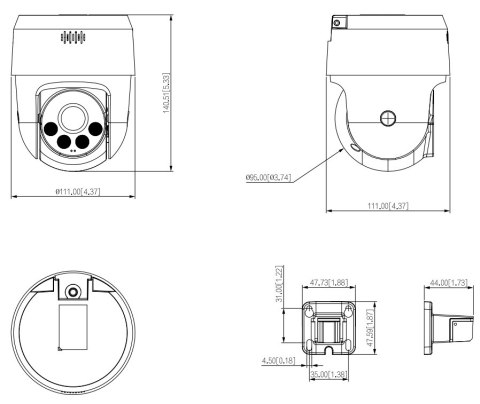 KAMERA IP OBROTOWA ZEWNĘTRZNA SD2A500NB-GNY-A-PV WizSense - 5 Mpx 4 mm DAHUA KAMERA IP OBROTOWA ZEWNĘTRZNA SD2A500NB-GNY-A-PV WizSense - 5 Mpx 4 mm DAHUA