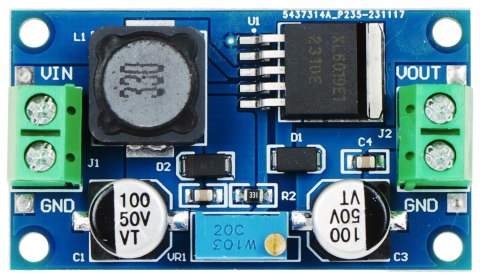 MODUŁ PRZETWORNICY PZU-XL6019 DC/DC MODUŁ PRZETWORNICY PZU-XL6019 DC/DC