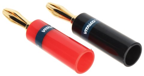 PARA WTYKÓW BANANOWYCH BAN-PLUG-V1 CZERWONY + CZARNY VITALCO PARA WTYKÓW BANANOWYCH BAN-PLUG-V1 CZERWONY + CZARNY VITALCO