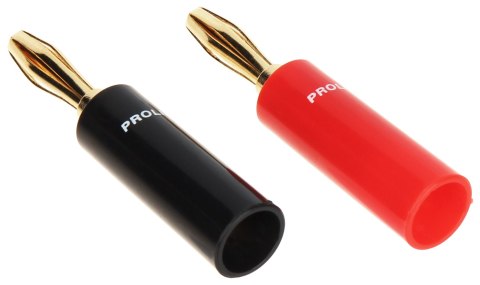 PARA WTYKÓW BANANOWYCH BAN-PLUG-V2 CZERWONY + CZARNY PROLINK PARA WTYKÓW BANANOWYCH BAN-PLUG-V2 CZERWONY + CZARNY PROLINK