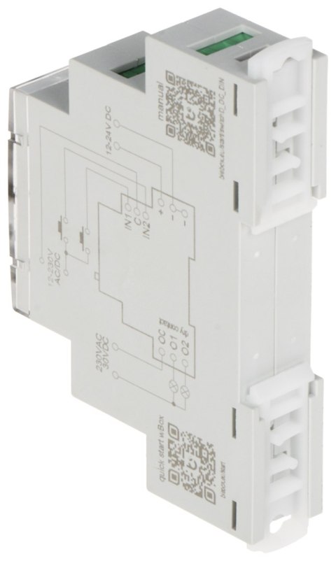 PODWÓJNY, BEZPOTENCJAŁOWY INTELIGENTNY PRZEŁĄCZNIK SWITCHBOX-D-DC-DIN/BLEBOX Wi-Fi, 230 V AC, 30 V DC PODWÓJNY, BEZPOTENCJAŁOWY INTELIGENTNY PRZEŁĄCZNIK SWITCHBOX-D-DC-DIN/BLEBOX Wi-Fi, 230 V AC, 30 V DC