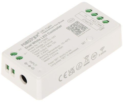 STEROWNIK OŚWIETLENIA LED FUT035S 2.4 GHz, CCT 12 ... 24 V DC MiBOXER / Mi-Light STEROWNIK OŚWIETLENIA LED FUT035S 2.4 GHz, CCT 12 ... 24 V DC MiBOXER / Mi-Light