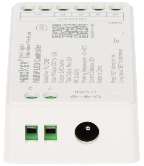 STEROWNIK OŚWIETLENIA LED FUT038S 2.4 GHz, RGBW 12 ... 24 V DC MiBOXER / Mi-Light STEROWNIK OŚWIETLENIA LED FUT038S 2.4 GHz, RGBW 12 ... 24 V DC MiBOXER / Mi-Light