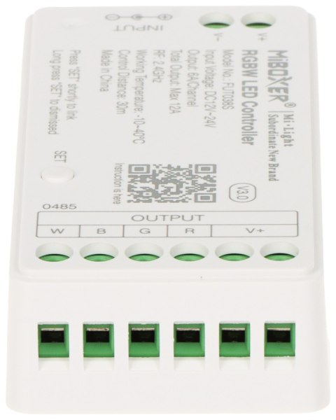 STEROWNIK OŚWIETLENIA LED FUT038S 2.4 GHz, RGBW 12 ... 24 V DC MiBOXER / Mi-Light STEROWNIK OŚWIETLENIA LED FUT038S 2.4 GHz, RGBW 12 ... 24 V DC MiBOXER / Mi-Light