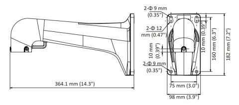UCHWYT KAMERY DS-1603ZJ Hikvision UCHWYT KAMERY DS-1603ZJ Hikvision
