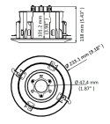 UCHWYT SUFITOWY KAMERY DS-1671ZJ-SDM9 Hikvision