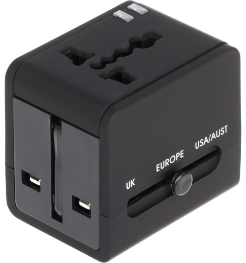 UNIWERSALNA PRZEJŚCIÓWKA SIECIOWA Z ZASILACZEM USB ASP-100/230V+USB UNIWERSALNA PRZEJŚCIÓWKA SIECIOWA Z ZASILACZEM USB ASP-100/230V+USB