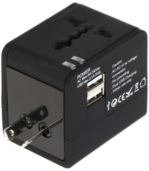 UNIWERSALNA PRZEJŚCIÓWKA SIECIOWA Z ZASILACZEM USB ASP-100/230V+USB UNIWERSALNA PRZEJŚCIÓWKA SIECIOWA Z ZASILACZEM USB ASP-100/230V+USB