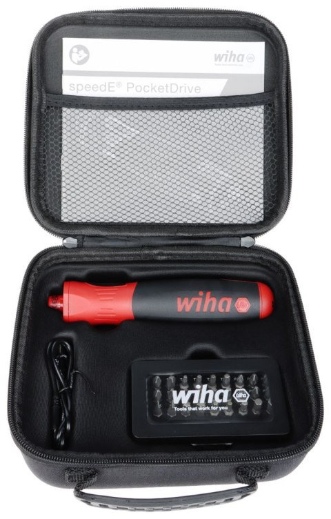 WKRĘTAK ELEKTRYCZNY Z ZESTAWEM BITÓW WH-SPEED-E/POCKETDRIVE/45791 WIHA WKRĘTAK ELEKTRYCZNY Z ZESTAWEM BITÓW WH-SPEED-E/POCKETDRIVE/45791 WIHA