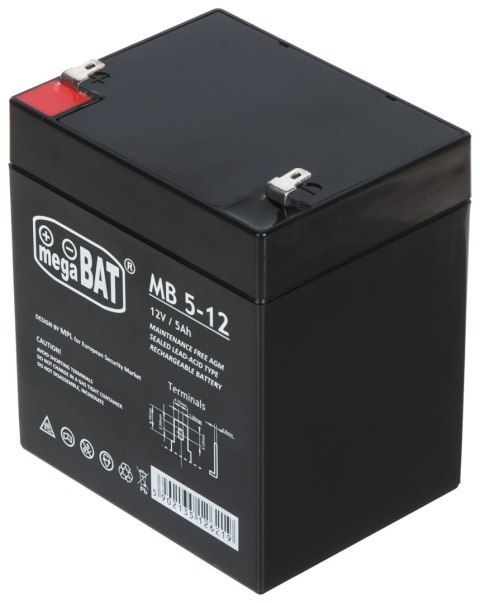 AKUMULATOR 12V/5AH-MB AKUMULATOR 12V/5AH-MB