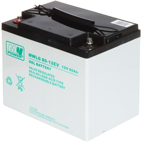 AKUMULATOR ŻELOWY 12V/80AH-MWLG MW Power AKUMULATOR ŻELOWY 12V/80AH-MWLG MW Power