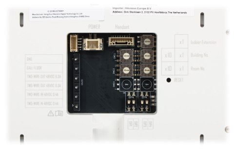 PANEL WEWNĘTRZNY DS-KH7300EY-WTE2/WHITE Hikvision PANEL WEWNĘTRZNY DS-KH7300EY-WTE2/WHITE Hikvision