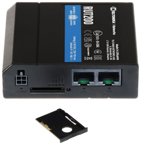 PUNKT DOSTĘPOWY 4G LTE +ROUTER RUT200 2.4 GHz 300 Mb/s Teltonika PUNKT DOSTĘPOWY 4G LTE +ROUTER RUT200 2.4 GHz 300 Mb/s Teltonika
