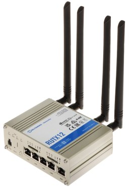 PUNKT DOSTĘPOWY DUAL 4G LTE +ROUTER RUTX12 Dual SIM Bluetooth BLE, Wi-Fi 5, 2.4 GHz, 5 GHz, 867 Mb/s Teltonika