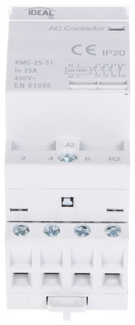 STYCZNIK MODUŁOWY KMC-25-31 25 A 400 V AC IDEAL STYCZNIK MODUŁOWY KMC-25-31 25 A 400 V AC IDEAL