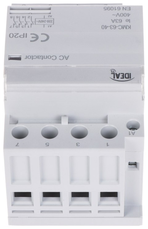 STYCZNIK MODUŁOWY KMC-63-40 63 A 400 V AC IDEAL STYCZNIK MODUŁOWY KMC-63-40 63 A 400 V AC IDEAL