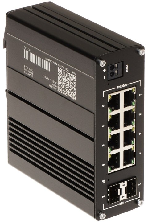 SWITCH PRZEMYSŁOWY POE TSW202 8-PORTOWY SFP Teltonika SWITCH PRZEMYSŁOWY POE TSW202 8-PORTOWY SFP Teltonika