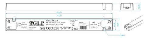 ZASILACZ IMPULSOWY 12V/2.5A-GTPCS ZASILACZ IMPULSOWY 12V/2.5A-GTPCS