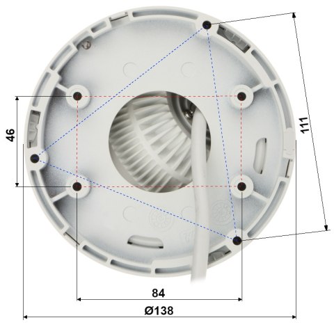 HYBRYDOWA KAMERA TERMOWIZYJNA IP DS-2TD1228-2/QA 2.1 mm - 720p, 2.2 mm - 4 Mpx Hikvision HYBRYDOWA KAMERA TERMOWIZYJNA IP DS-2TD1228-2/QA 2.1 mm - 720p, 2.2 mm - 4 Mpx Hikvision