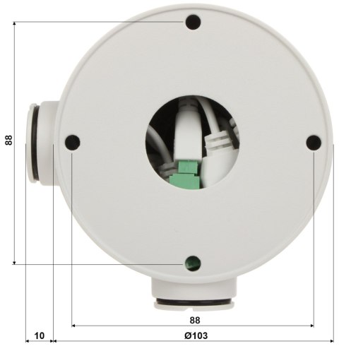 HYBRYDOWA KAMERA TERMOWIZYJNA IP DS-2TD2617-10/QA 9.7 mm - 720p, 8 mm - 4 Mpx Hikvision HYBRYDOWA KAMERA TERMOWIZYJNA IP DS-2TD2617-10/QA 9.7 mm - 720p, 8 mm - 4 Mpx Hikvision