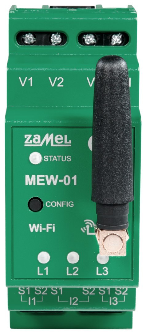 MONITOR ENERGII ELEKTRYCZNEJ MEW-01/1F SUPLA JEDNOFAZOWY ZAMEL MONITOR ENERGII ELEKTRYCZNEJ MEW-01/1F SUPLA JEDNOFAZOWY ZAMEL