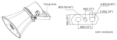 SIECIOWY GŁOŚNIK TUBOWY DS-QAZ1307G1T-E 7 W IP67 Hikvision SIECIOWY GŁOŚNIK TUBOWY DS-QAZ1307G1T-E 7 W IP67 Hikvision