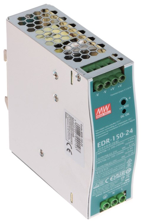 ZASILACZ IMPULSOWY EDR-150-24 MEAN WELL ZASILACZ IMPULSOWY EDR-150-24 MEAN WELL